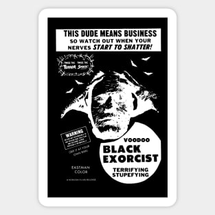 Voodoo Black Exorcist Sticker